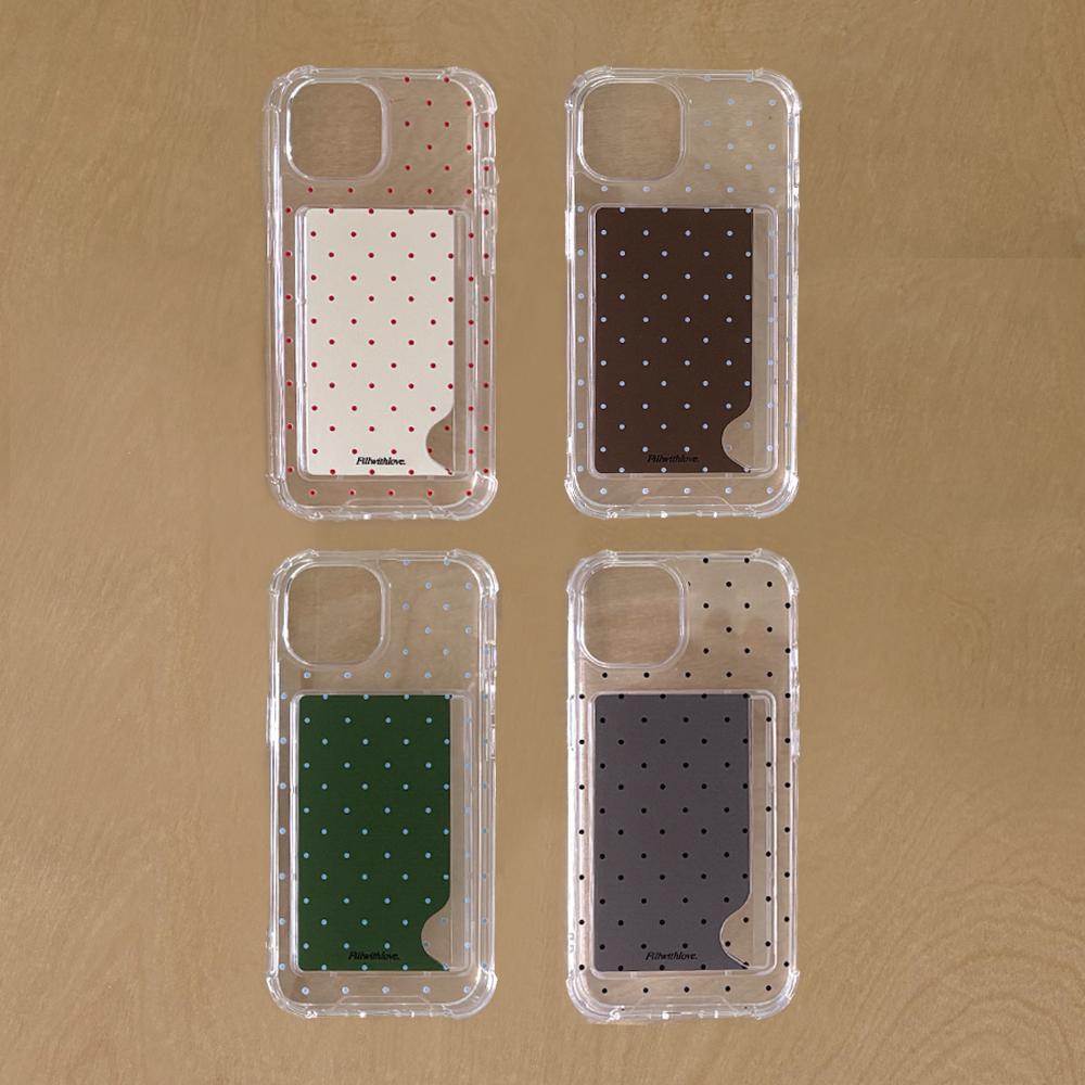 mini dot ver.2 카드포켓 젤하드케이스