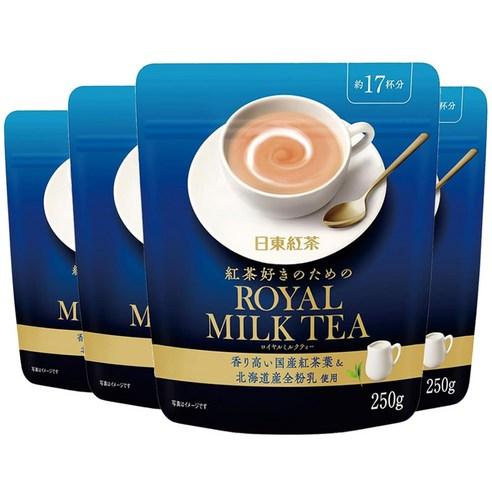 일동 홍차 로얄 밀크티 250g 4개 세트, 250g, 4개 - 밀크티 | 쿠팡