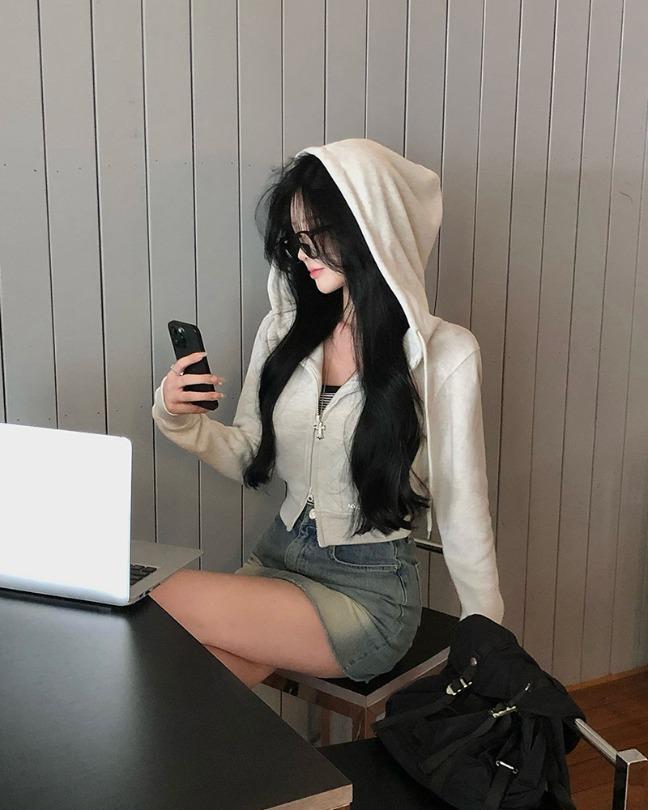 베이델리 [당일출고][MADE/니트지원단]러드 골지 니트지 투웨이 후드집업