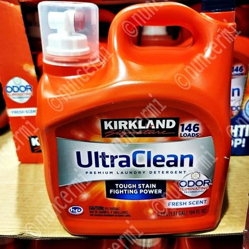 컬크랜드 시그니춰 울트라 클린 리퀴드 런드리 디터전트 5.73리터 액체 세탁 세제 겸용 대용량, 1개, 5730mL