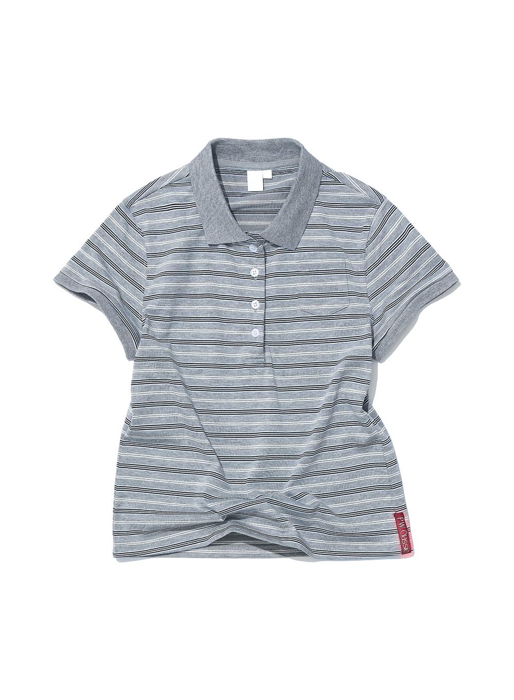 [WOMEN] PWC 90s POCKET POLO SHORT SLEEVE TEE_MELANGE