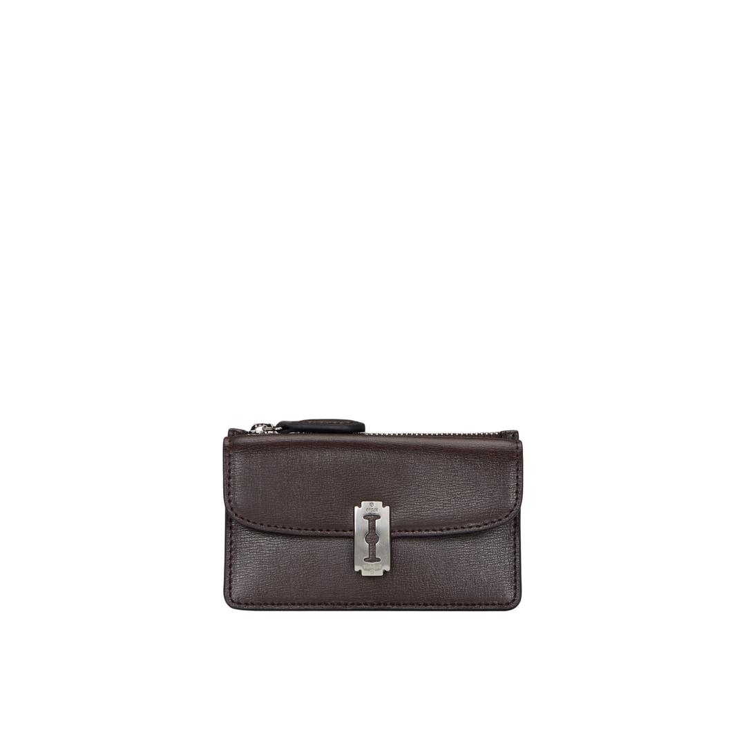 Occam Lune Zipper Card Wallet (오캄 룬 지퍼 카드지갑) Choco Brown