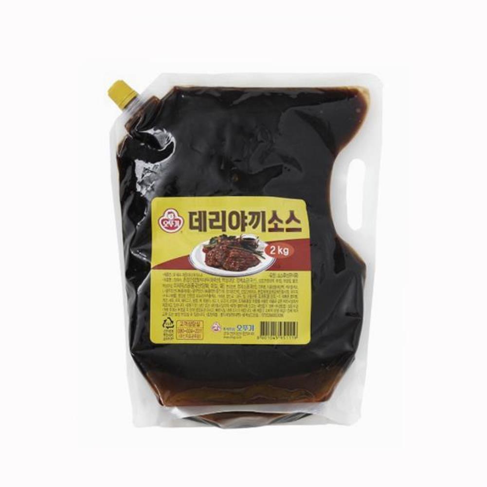 가공식품 데리야키 소스 2kg 오뚜기 오뚜기 데리야키 소스 2kg