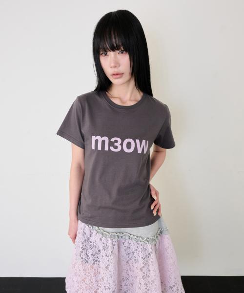 M3OW SLIM T SHIRT - CHARCOAL