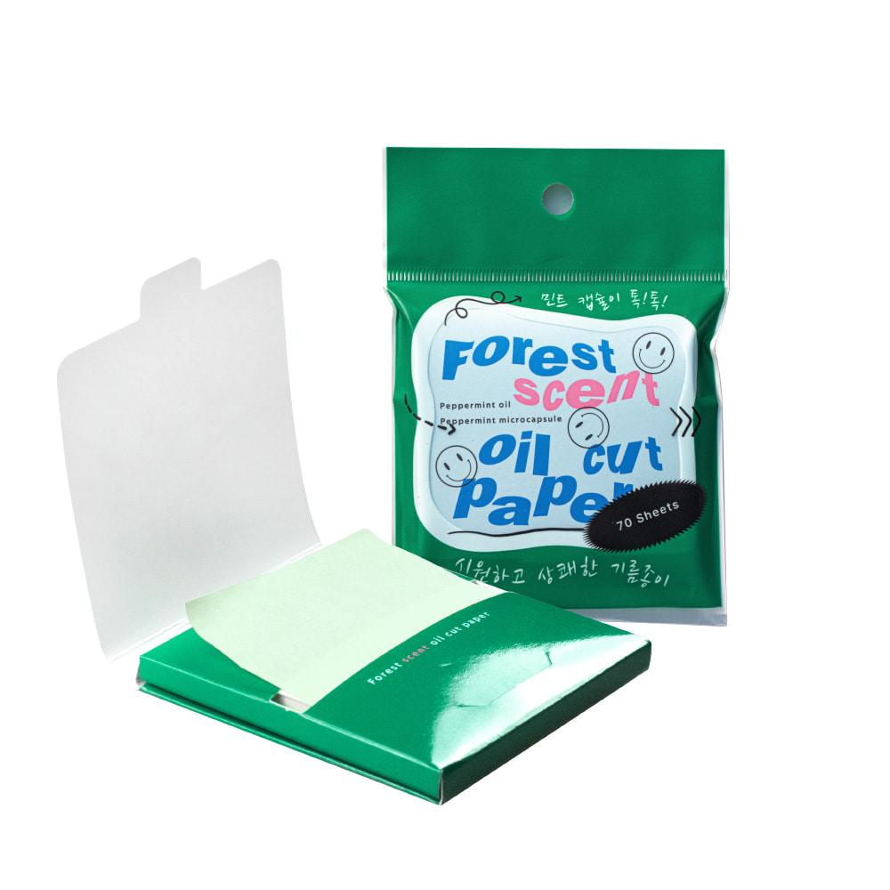 포레스트 센트 오일 컷 페이퍼 70매 (기름종이)