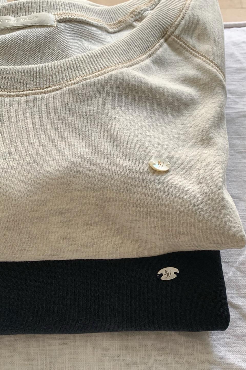 [ITV] Hazel cotton sweatshirts [2colors]