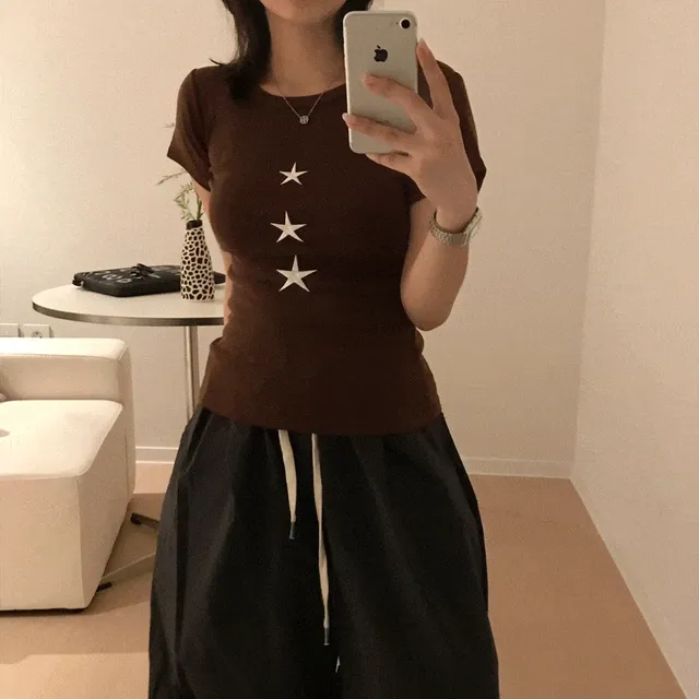 (허얇골넓/별자수)Twinkle star slim - t