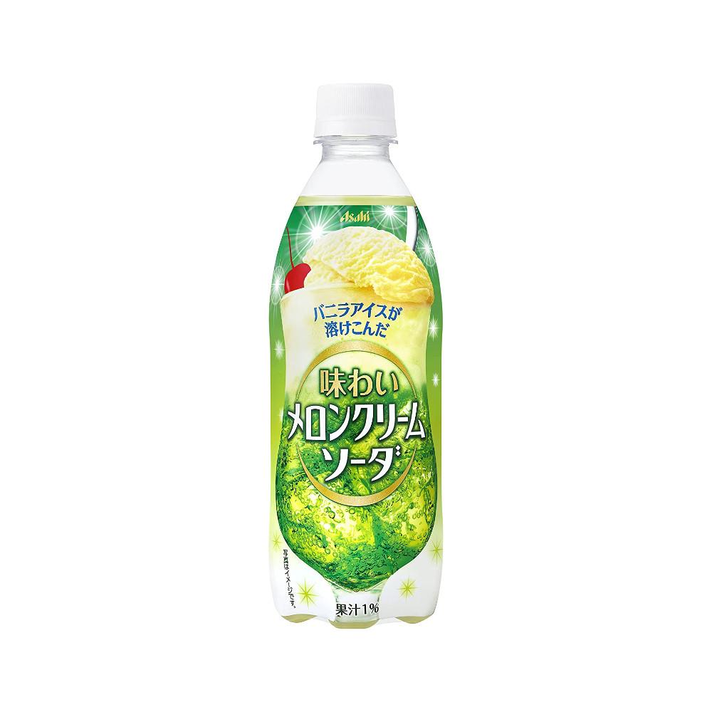 아사히 멜론크림소다 메론소다 500ml 일본 음료