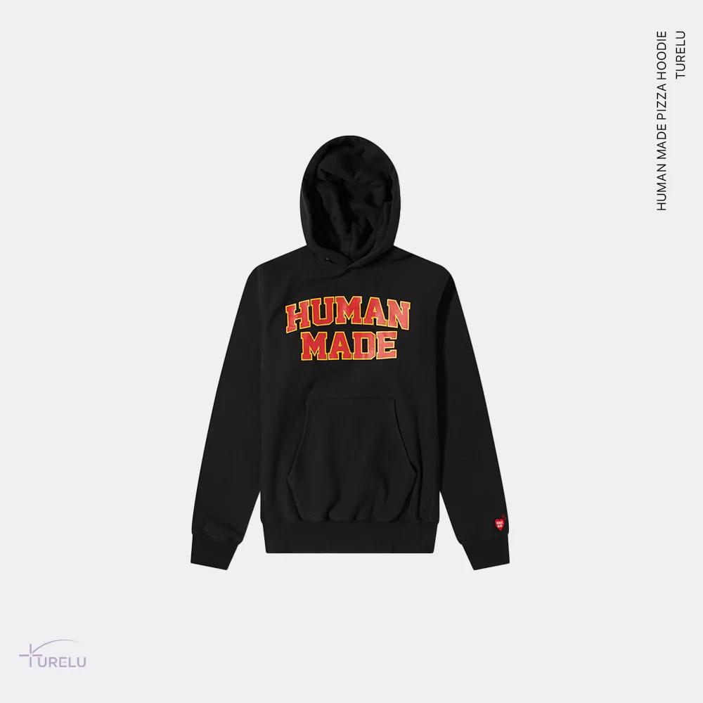 휴먼메이드 HUMAN MADE 피자 후디 남성 후드티 PIZZA HOODIE (블랙) | 상품 상세 | 크로켓