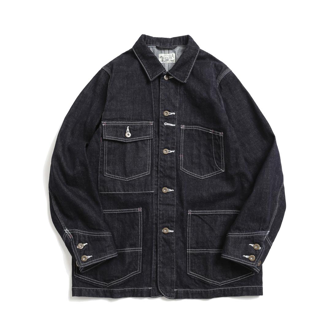[EXCLUSIVE] BANTS BGS 13oz Indigo Denim Coverall Jacket - Indigo