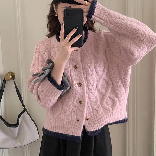 S3로지케이블 니트 가디건_261704