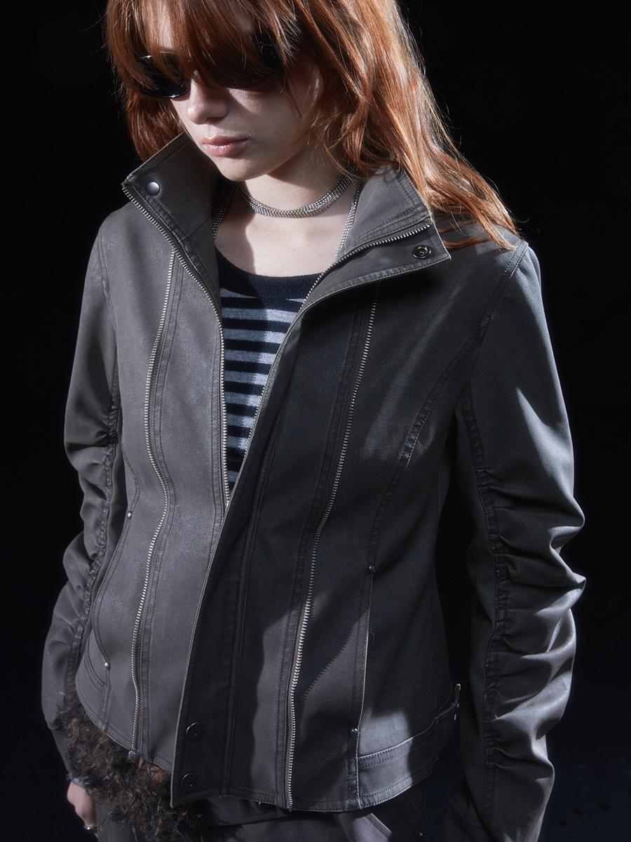 wearAndtear Metal Heavy Biker Jacket