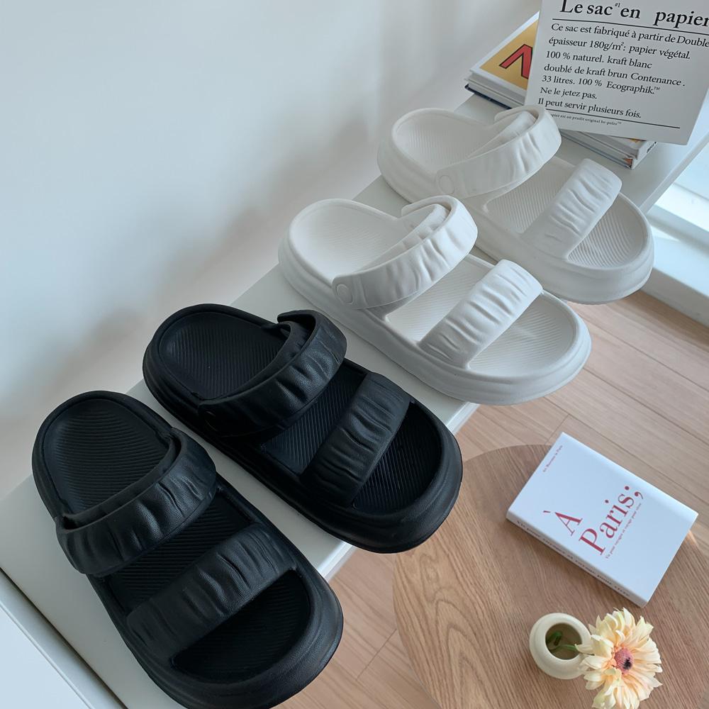 슈아떼 [EVA 가벼운샌들] 2way 발편한 쿠션 샌들 슬리퍼 4cm
