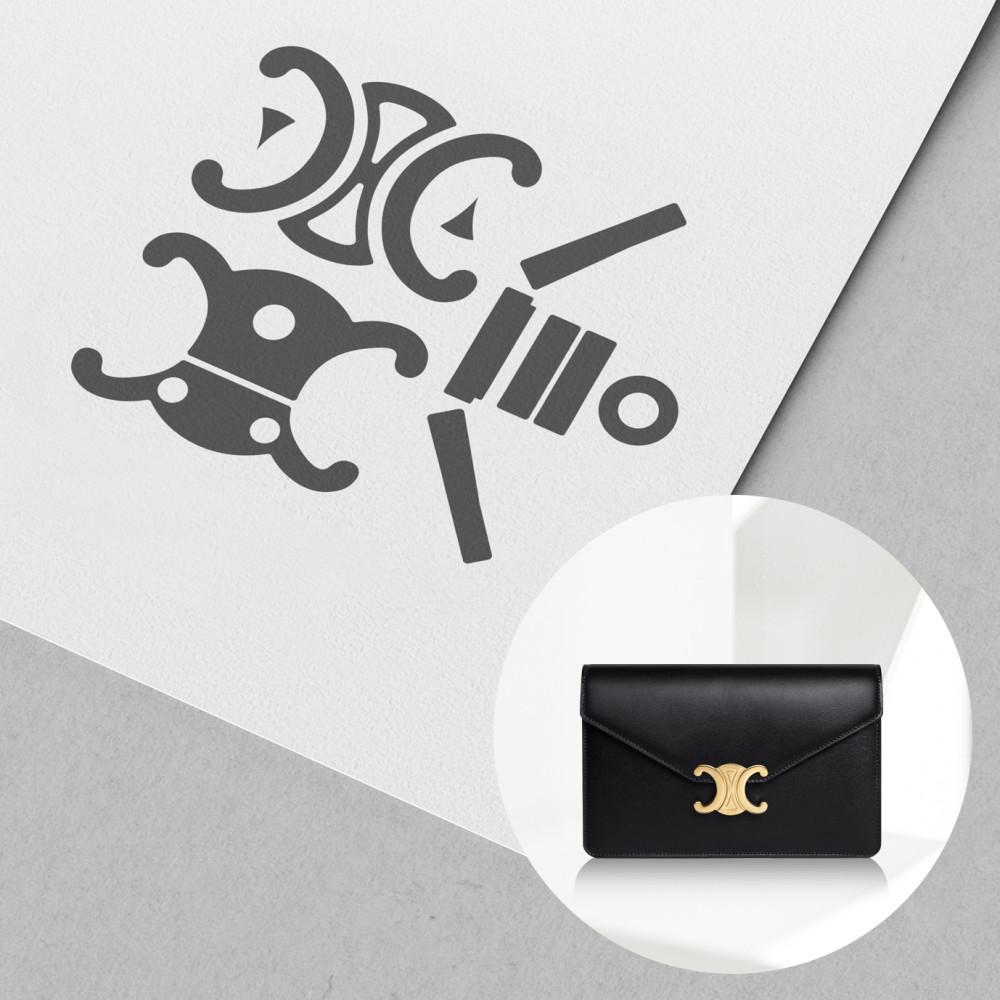 셀린느 트리오페 체인 지갑 woc 보호필름 3세트