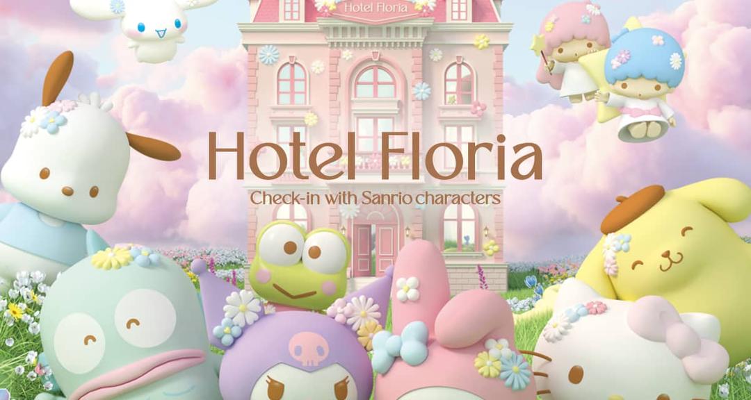 Hotel Floria: Check-in with Sanrio characters