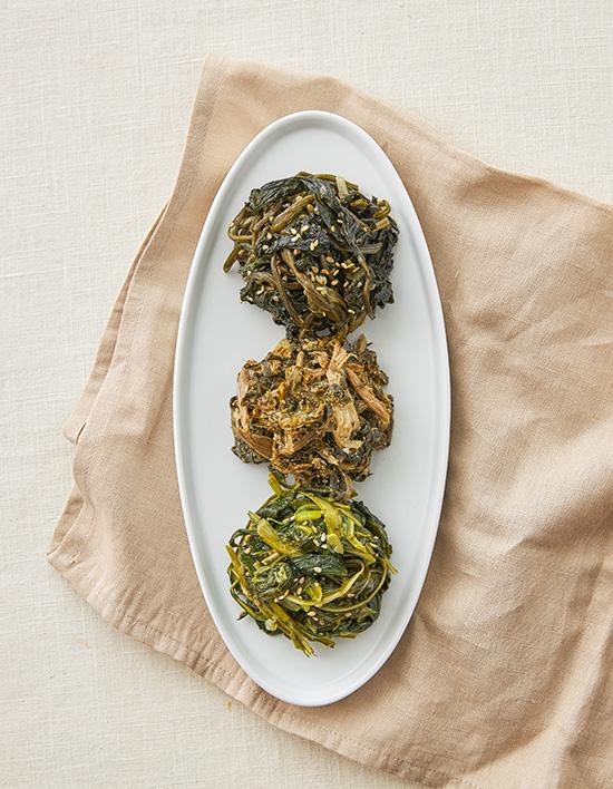 [정미경키친] 반찬 3종 세트 (건곤드레나물 & 시래기나물 & 건취나물)