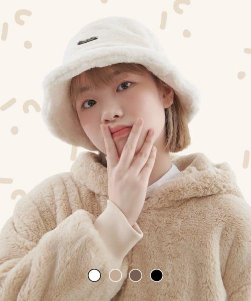 플러피 버킷햇