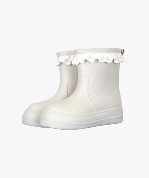 LACE RING RAINBOOTS_IVORY