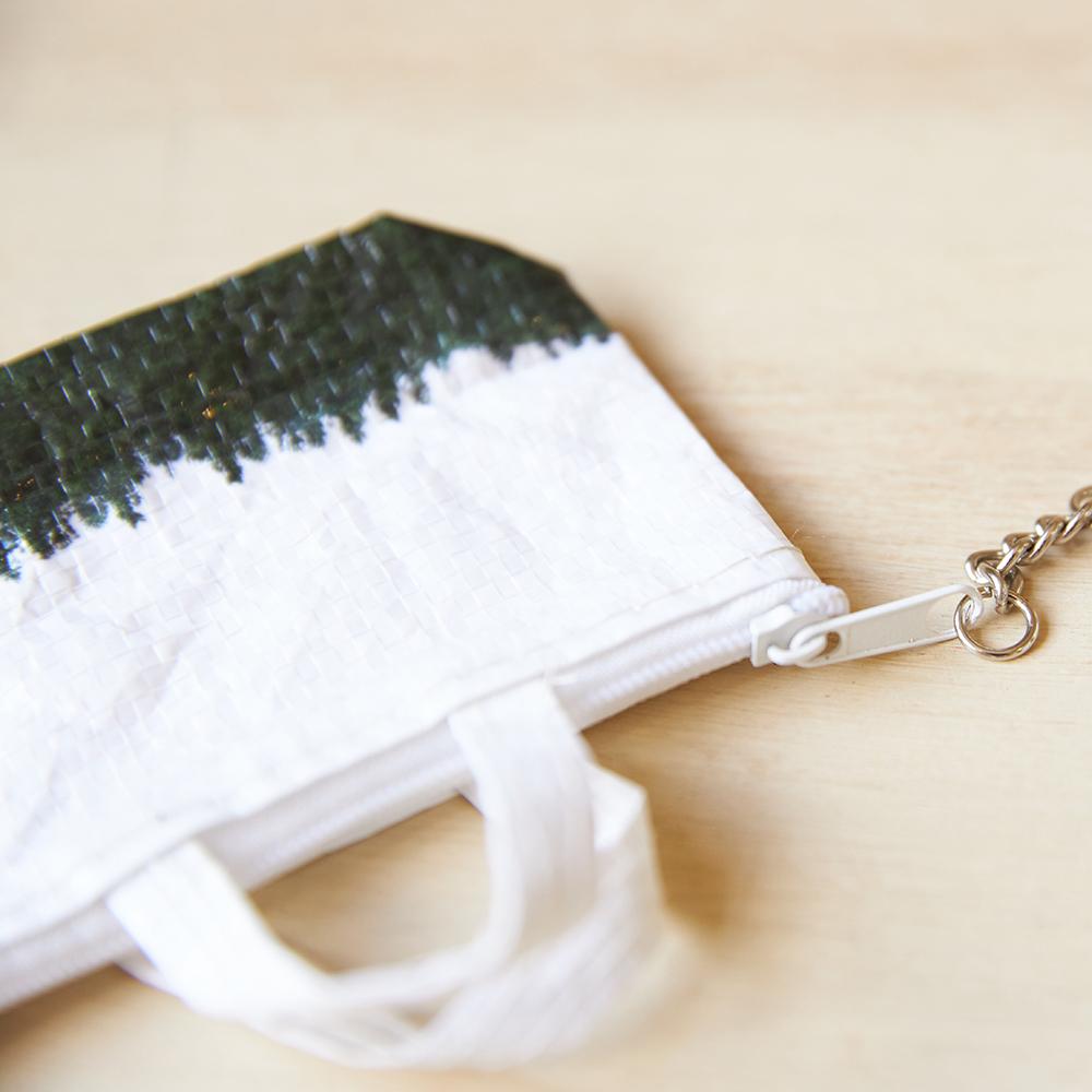 Mini tarpaulin bag keyring
