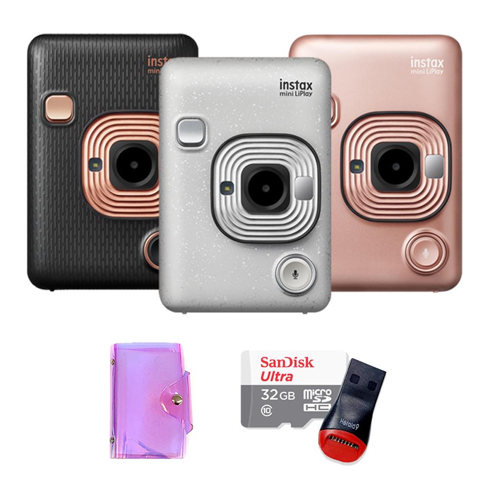 인스탁스 미니 리플레이 폴라로이드 카메라 + SD카드+리더기 + 홀로그램 1단앨범