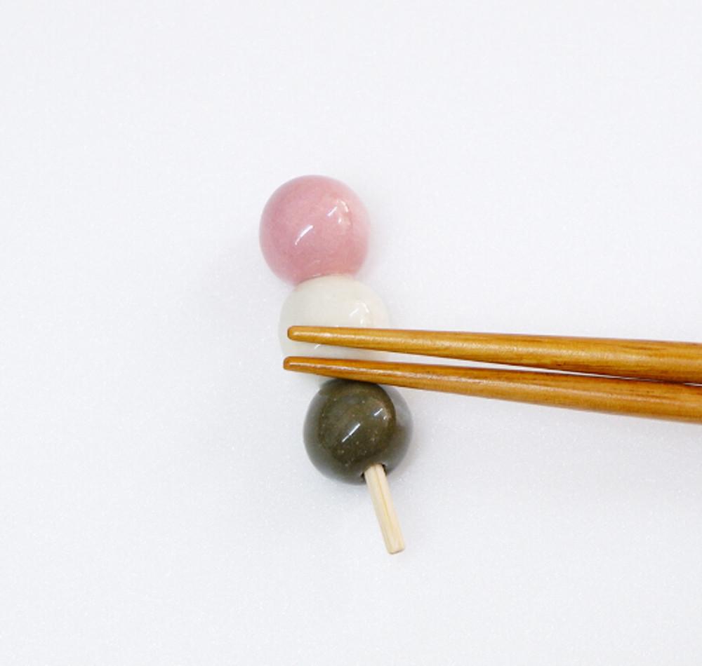 3색  일본당고 수저받침 젓가락 받침