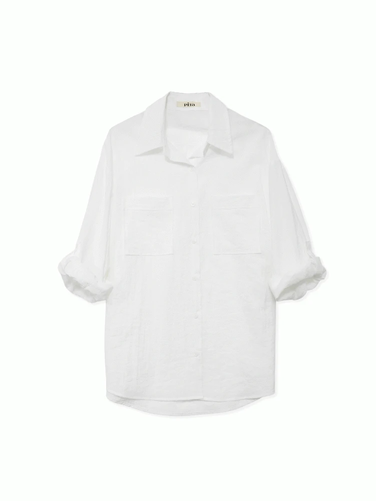crepe blend 2pocket shirts [2color]