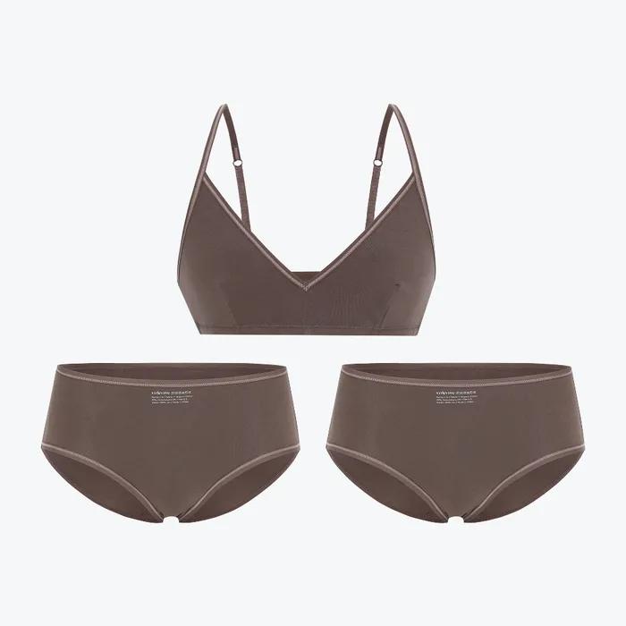 [29CM 단독] 오가닉 오 1+2 SET (브라1+팬티2)_5 Colors(베이직)