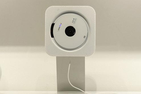 [해외] 아날로그 감성 벽걸이 CD 플레이어 - 사각 DVD 1080P