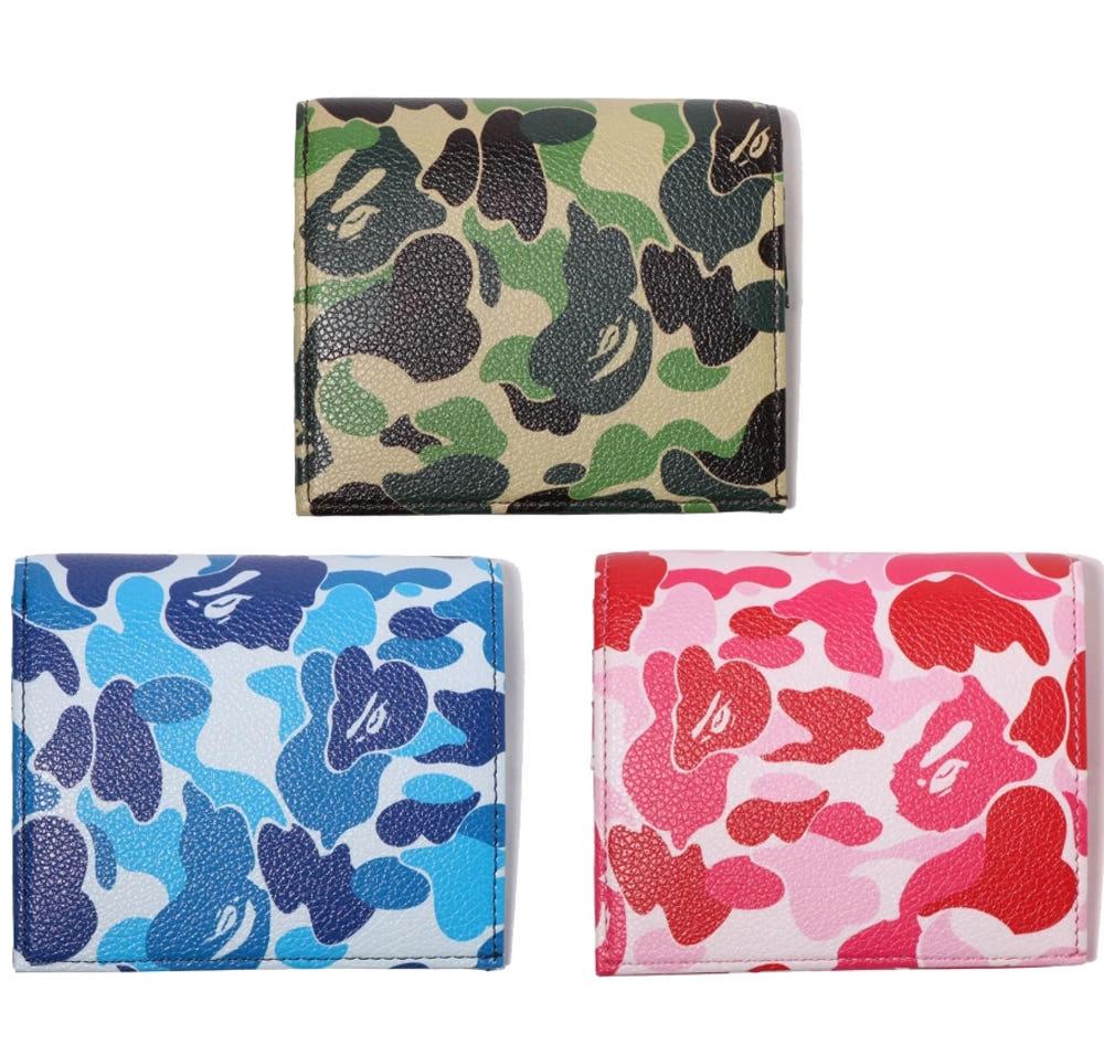 (베이프정품) 에이비씨 카모 미니 지갑 ABC CAMO MINI WALLET