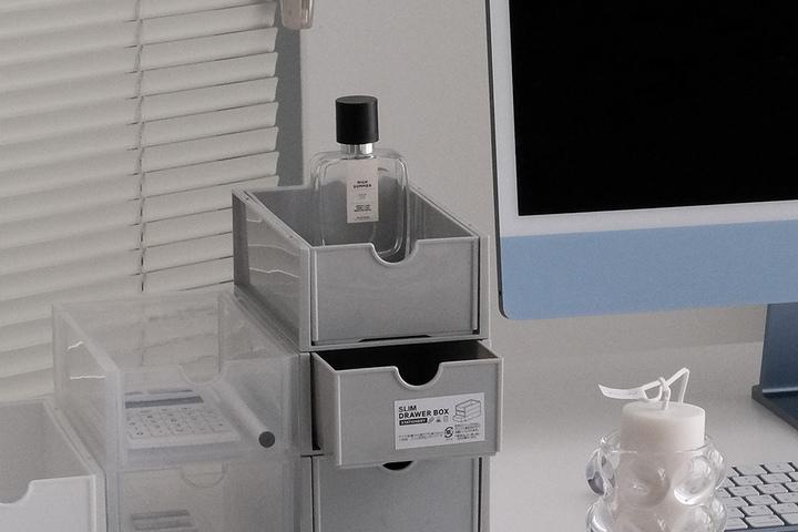 1+1+1 데스크 미니 서랍 슬라이딩 소품 정리함  3colors