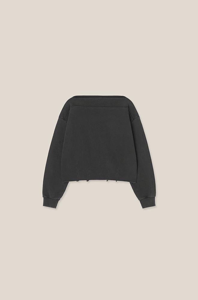 Boatline sweat_Charcoal