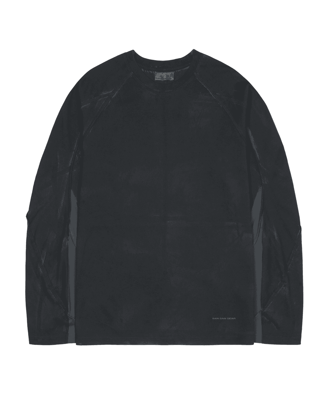 CONTRAST LONG SLEEVE [CHARCOAL]