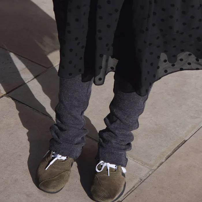 WINTER LOOSE FIT LEGGINGS, CHARCOAL