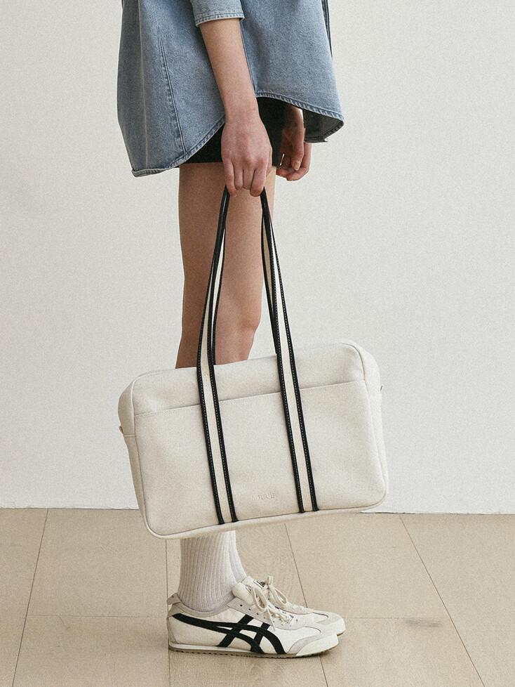 [노이에] CANVAS BOSTON BAG (navy)