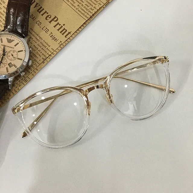 투명안경테 뿔테 골드