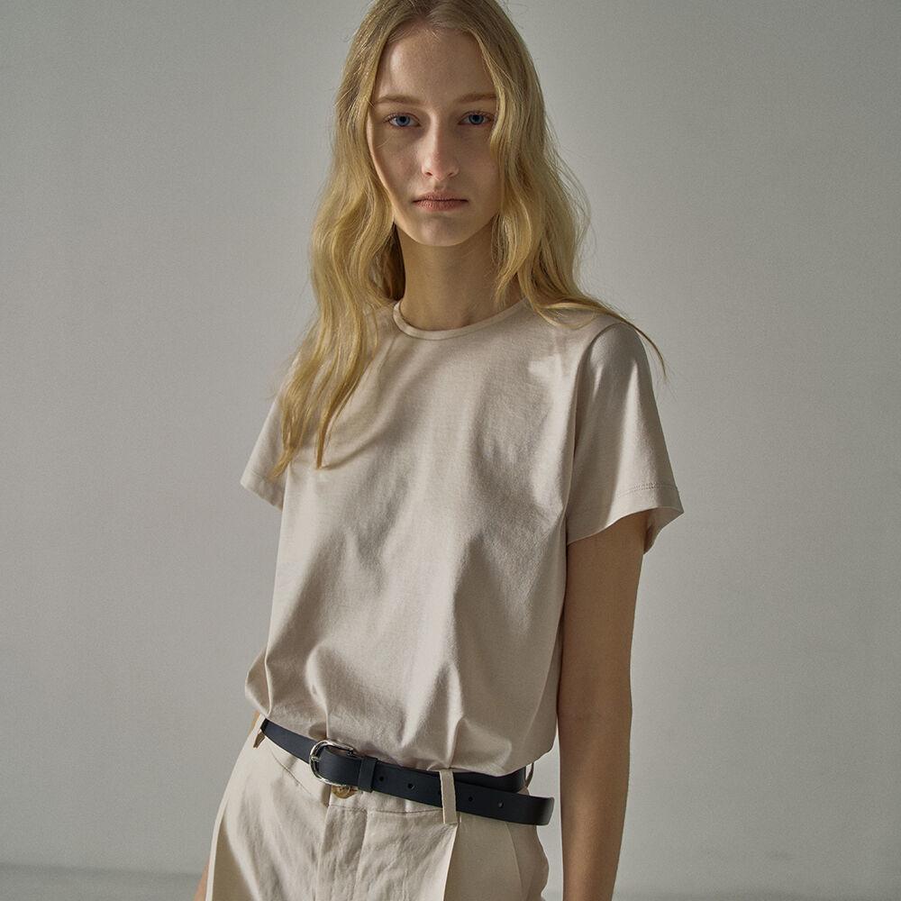 실켓 코튼 티셔츠_5COLOR