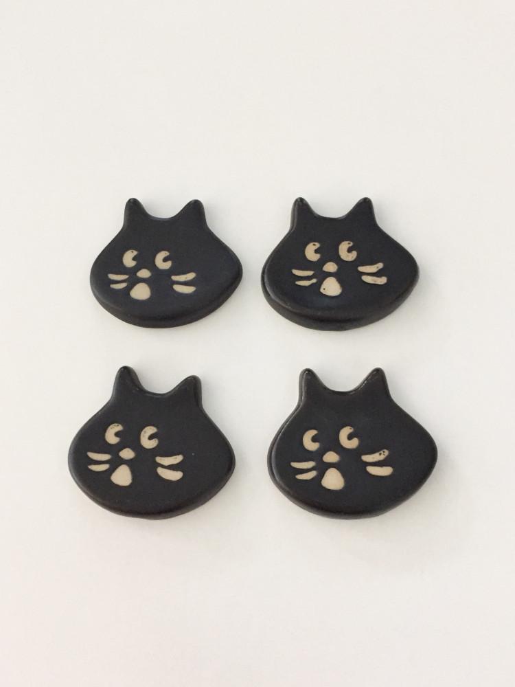오아페 검은 고양이 수저받침 black cat chopstick rest (1ea)