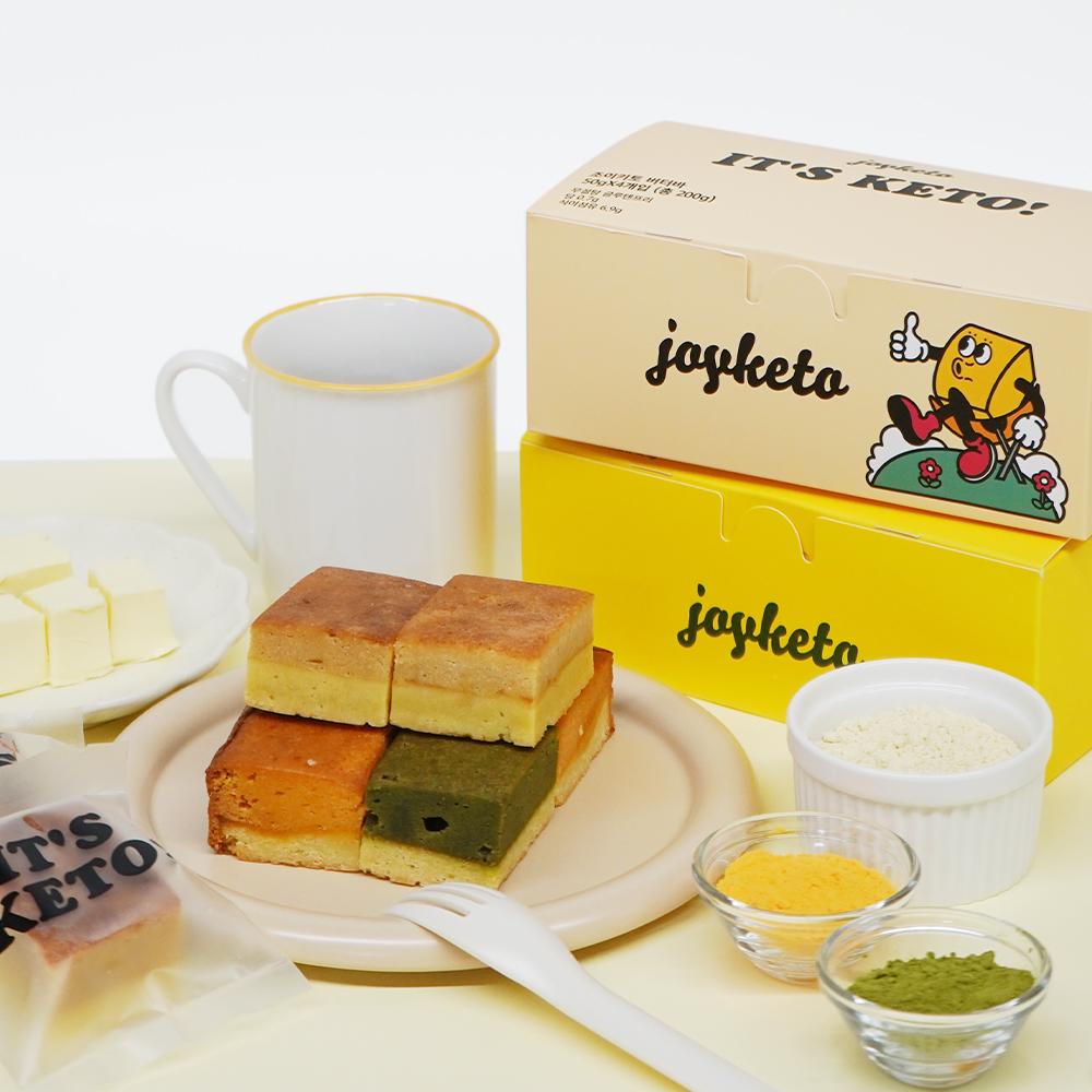 조이키토 시그니처 수제 글루텐프리 버터바 무설탕 건강간식 (치즈, 4개입)