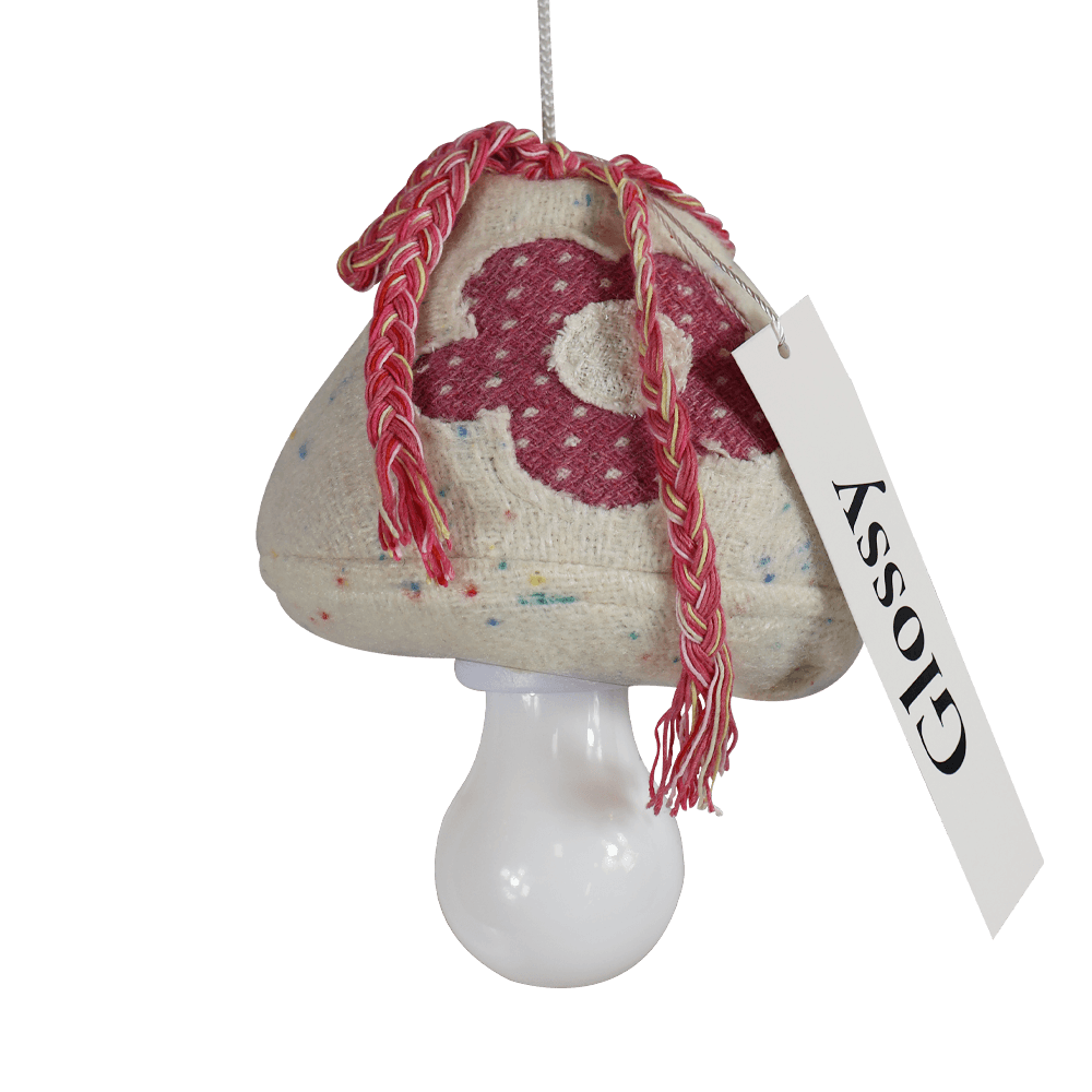 Grandma knit mushroom lamp(ivory)