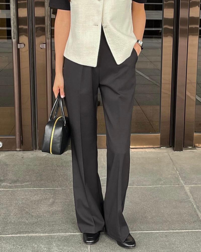 [MD추천할인] 피렌츠 여름 여유핏 슬림 세미부츠컷 슬랙스 (4color)