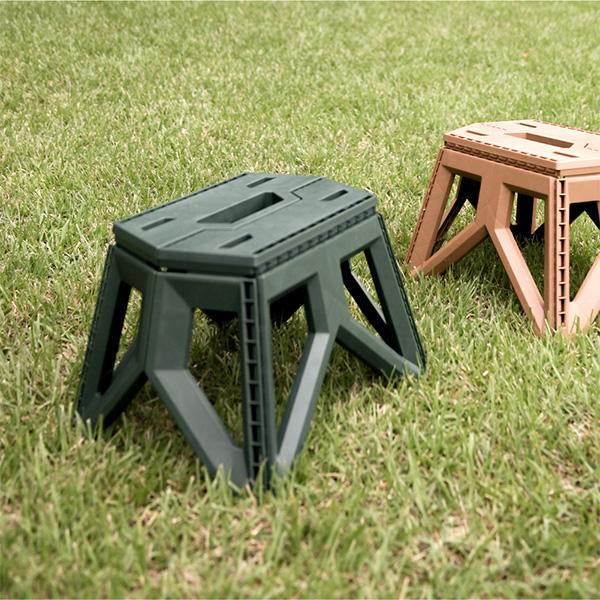 육각형 접이식 스툴