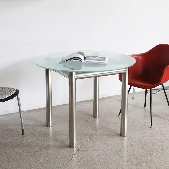 Chunky Stainless Lite Table / 청키 스테인리스 라이트 테이블