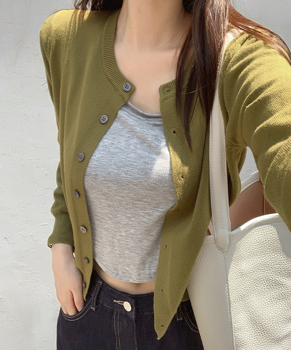 모어라운드 [얼리어텀🍂] 린즈넨 비스코스 라운드 긴팔 가디건 -7color (가을가디건/니트가디건/간절기가디건/레이어드가디건/데일리룩/간절기템)