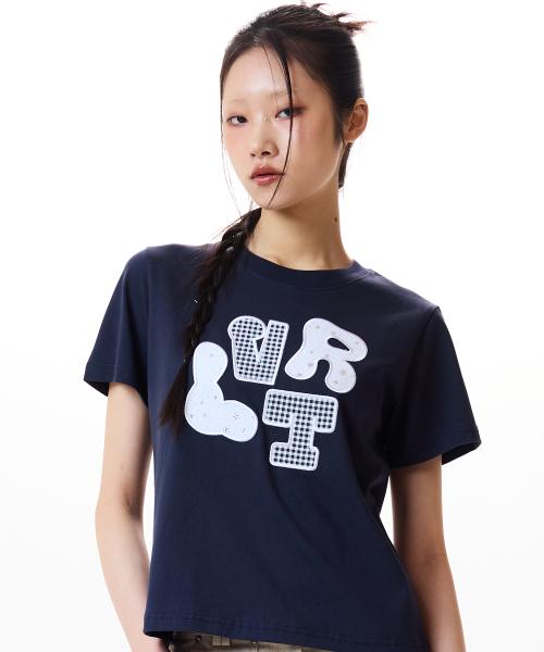 LVTR PATCH TEE(NAVY)