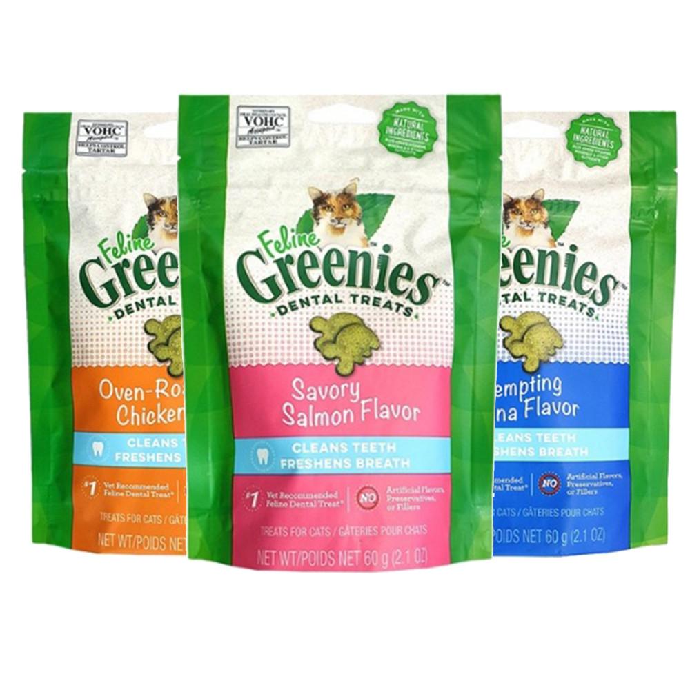 그리니즈 필라인 이빨과자 고양이 치석제거 간식 60g