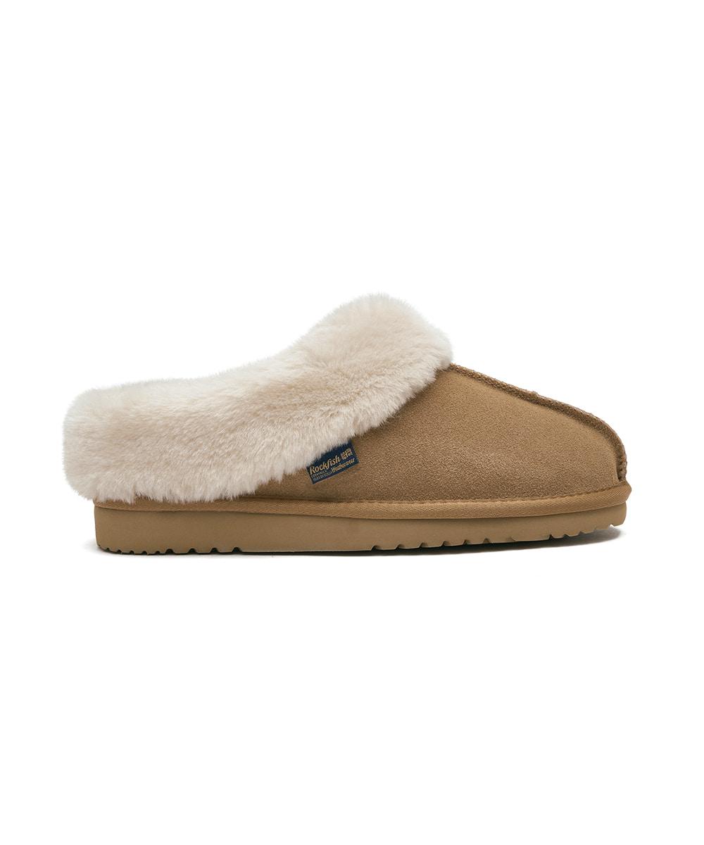 ORIGINAL WINTER FUR MULES - CHESTNUT