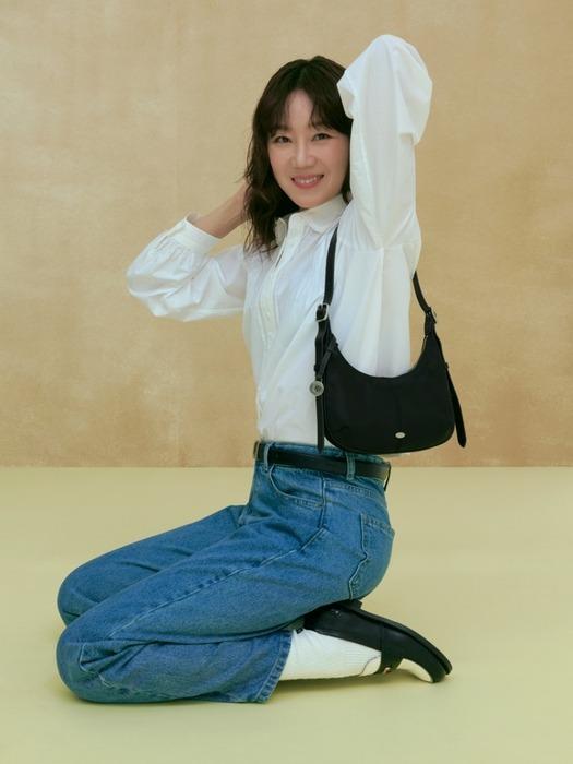 Lumi bag (hobo) - black (S)