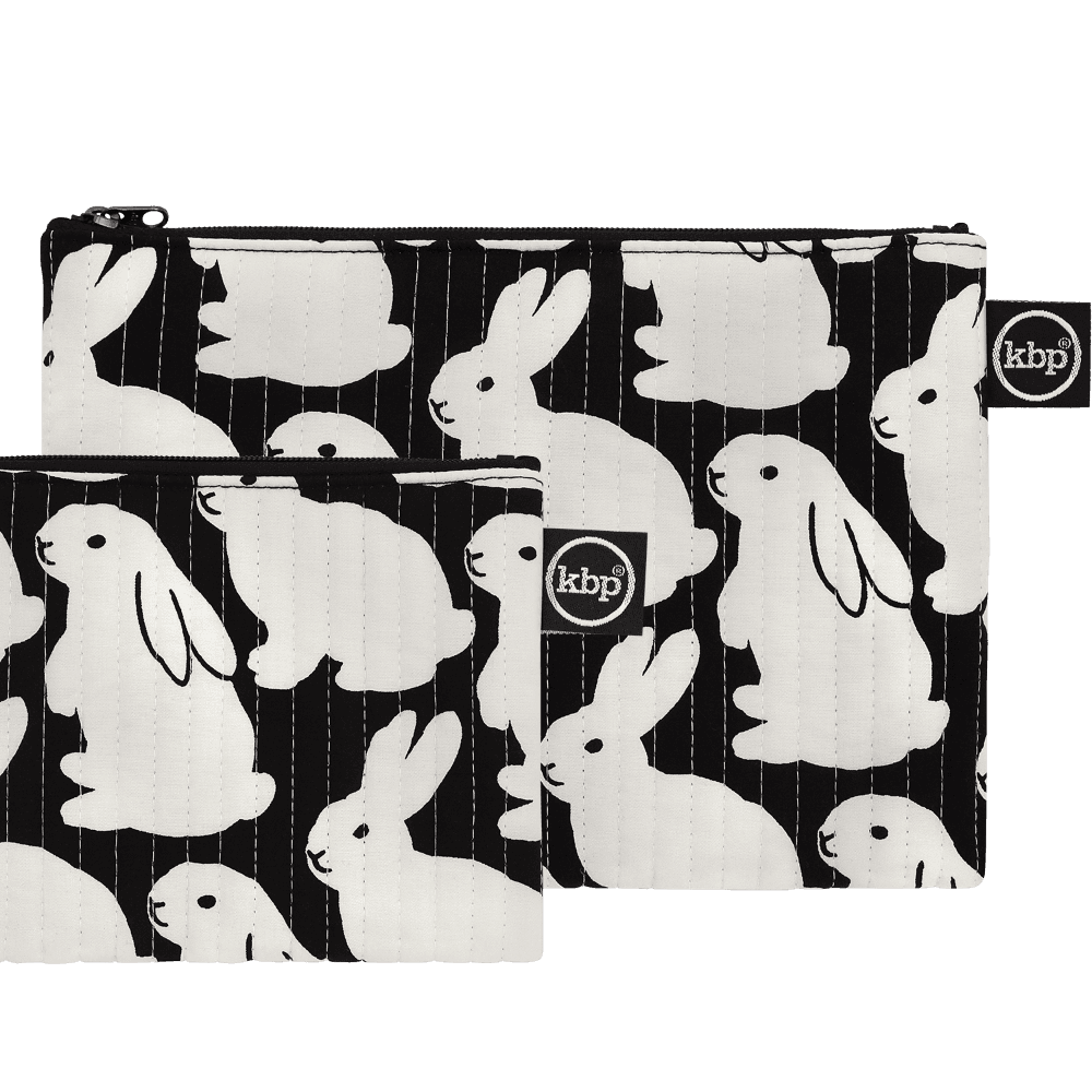 Quilting Little Black Bunnies Pouch  퀼팅 리틀 블랙 버니즈 파우치