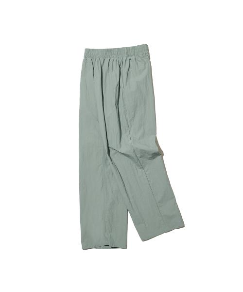 아이러니포르노 화이트라인(IRONYPORNO WHITELINE)  86-IRO284 [워터프루프] 윈드브레이커 와이드 밴딩 팬츠 민트 - 사이즈 & 후기 | 무신사