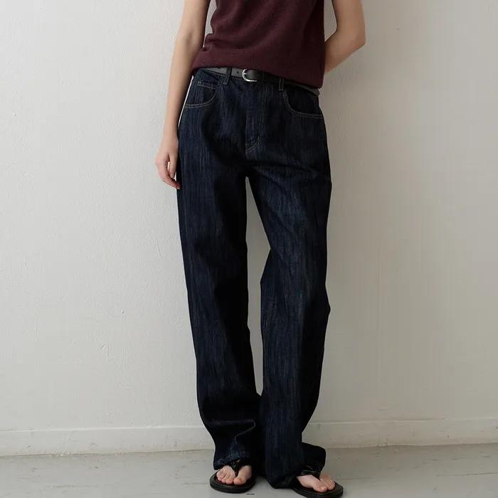 [일부옵션 2차 10/31예약배송] 클래식 데님_textured indigo